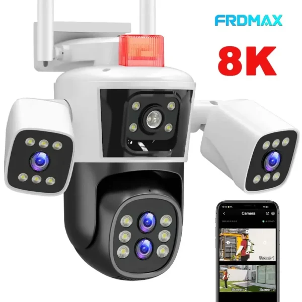 Cámara de Seguridad Panorámica TriView 360° - Imagen 4