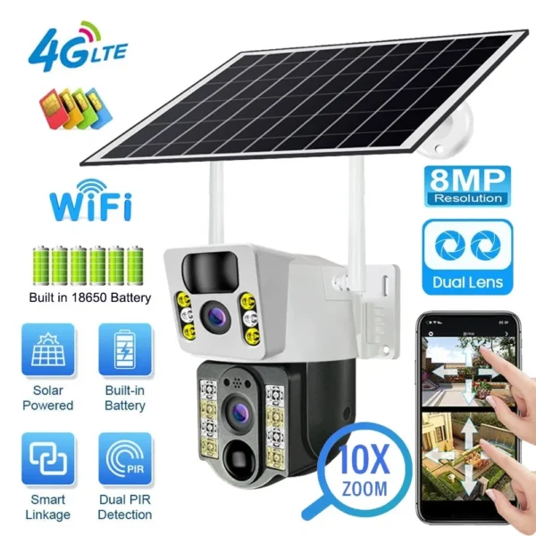 Cámara Solar MultiConnect 8MP