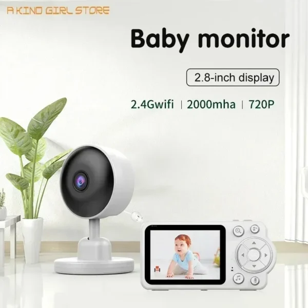 Monitor de Bebé con Cámara HD y Pantalla LCD - Imagen 5