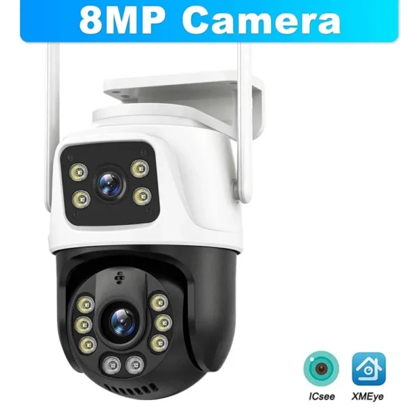 Cámara de Seguridad IP PTZ de 8MP con Visión Nocturna - Imagen 2
